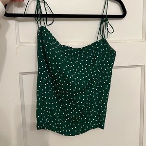 Reformation Meyer Top in Rosemary size 8